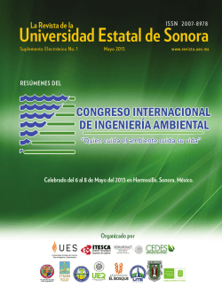 Referencias - Congreso Internacional de Ingeniería Ambiental