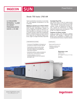 INGECON SUN PowerStation Skid