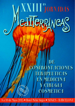 Programa XXIII Jornadas Mediterráneas