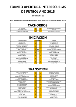 Boletin No 06