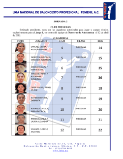 liga nacional de baloncesto profesional femenil ac
