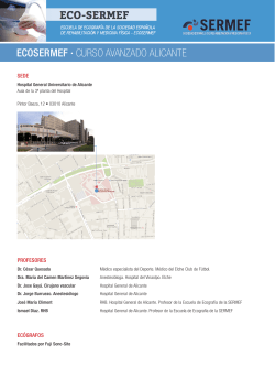 ECOSERMEF &middot; CURSO AVANZADO ALICANTE