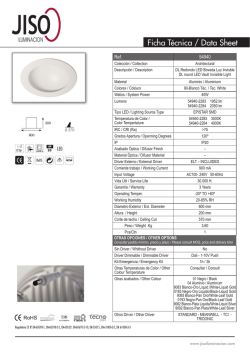 Ficha T&eacute;cnica / Data Sheet