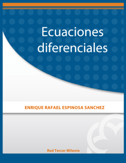 Ecuaciones diferenciales
