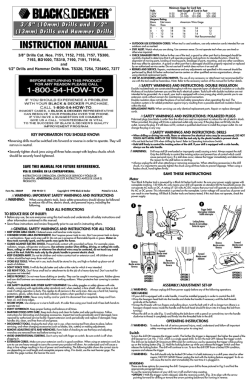 INSTRUCTION MANUAL - Pdfstream.manualsonline.com