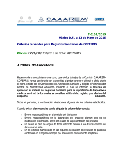 A TODOS LOS ASOCIADOS: