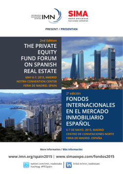 the private equity fund forum on spanish real estate