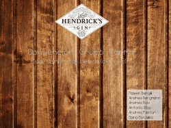 Presentación hendriks-2 - El Blog de Gloria Campos