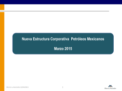 Nueva estructura corporativa Pemex abril 2015