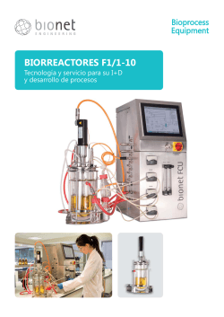 Catalogo Fermentadores/Biorreactores F1/1-10