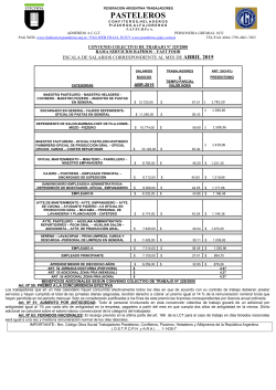 ESCALA 329-00 SERVICIOS RAPIDOS ABRIL 2015