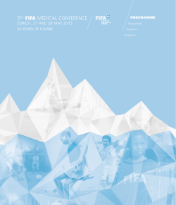 PROGRAMME - FIFA.com