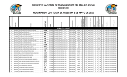 sindicato nacional de trabajadores del seguro social nominacion