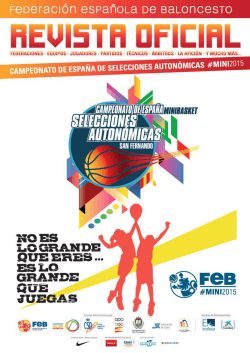 Revista Oficial - Federación Española de Baloncesto