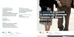 iv jornada de actualizaci&oacute;n en gerontolog&iacute;a