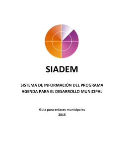 Guía SIADEM 2015