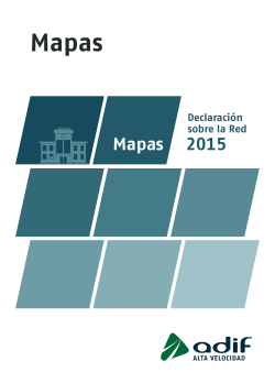 2015 Mapas - Adif Alta Velocidad