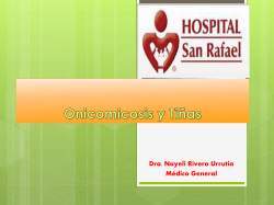 Onicomicosis y Tiñas - Hospital San Rafael