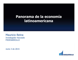 Panorama de la economía latinoamericana