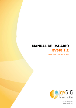 MANUAL DE USUARIO GVSIG 2.2