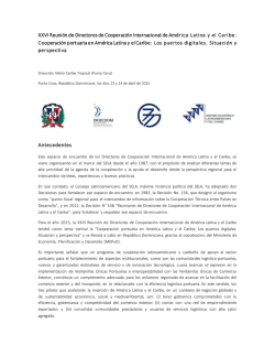 XXVI Reunión de Directores de Cooperación Internacional de