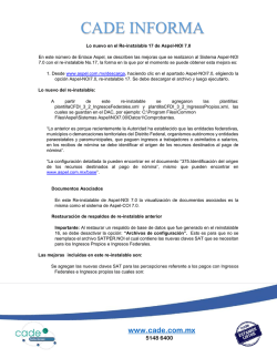 CADE INFORMA
