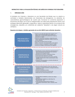 Instructivo para la Evaluacion Tecnica de Da&ntilde;os en Viviendas Post