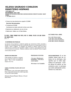 Ministerio Hispano Newsletter 04 12 2015 (Read