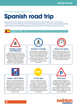 Spanish road trip