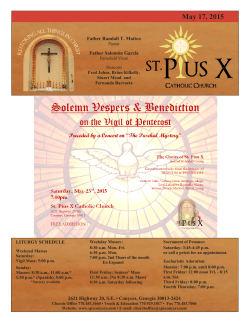 2015-05-17 - St. Pius X Catholic Church