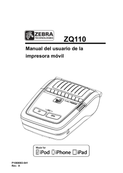 ZQ110 - Zebra Technologies Corporation