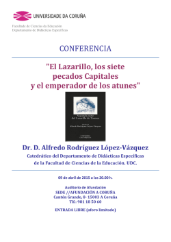 El Lazarillo, los siete pecados Capitales y el emperador de los atunes