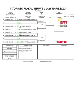 II Torneo 2015 - Royal Tennis Club Marbella
