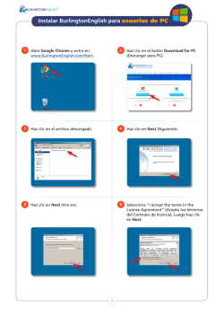 Instalar BurlingtonEnglish para usuarios de PC