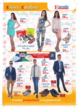 Grandes promociones en la planta textil
