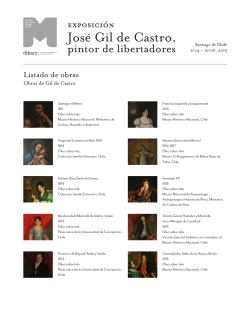 Listado de obras - Museo Nacional de Bellas Artes