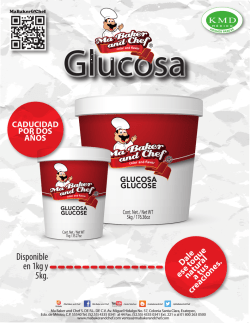 Glucosa - Ma Baker and Chef
