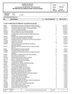INFORMACI&Oacute;N DE COMPRAS DIRECTAS REALIZADAS - SIP-MARN