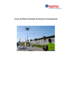 Ficha Piloto Avanzado Drones en Emergencias