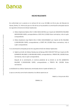 03/06/2015 Amortización de cédulas hipotecarias.