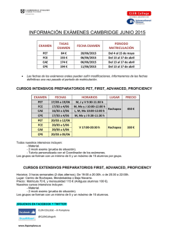 INFORMACI&Oacute;N Y FICHA DE INSCRIPCI&Oacute;N