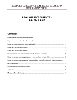 Reglamento de Crédito