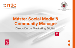 Máster Social Media & Community Manager
