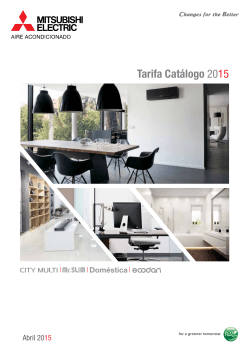Tarifa Catálogo 2015