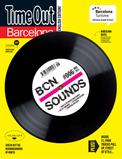 SOUNDS BCN - Turisme de Barcelona