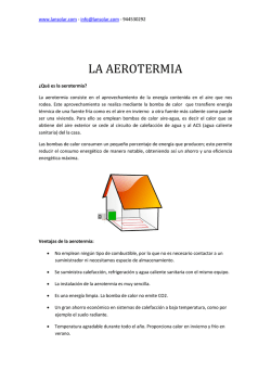 LA AEROTERMIA