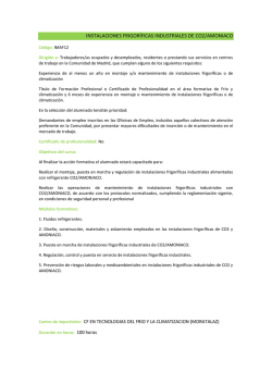 instalaciones frigor&iacute;ficas industriales de co2