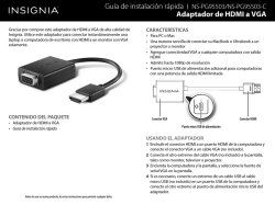 Gu&iacute;a de instalaci&oacute;n r&aacute;pida I NS-PG95503/NS-PG95503-C