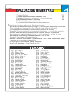 Evaluación - Bienvenidos a convive con el arte