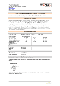 Ficha t&eacute;cnica Copopren Waterproof